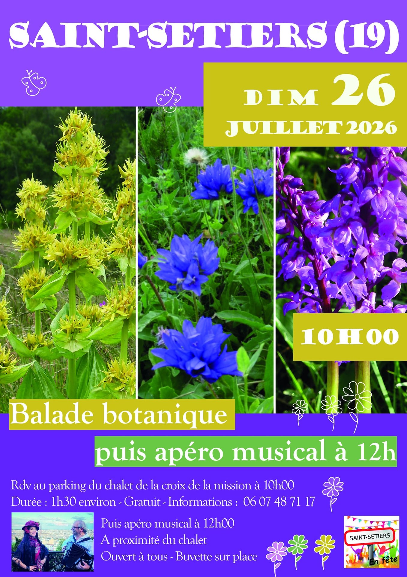 Sortie botanique et apéro musique