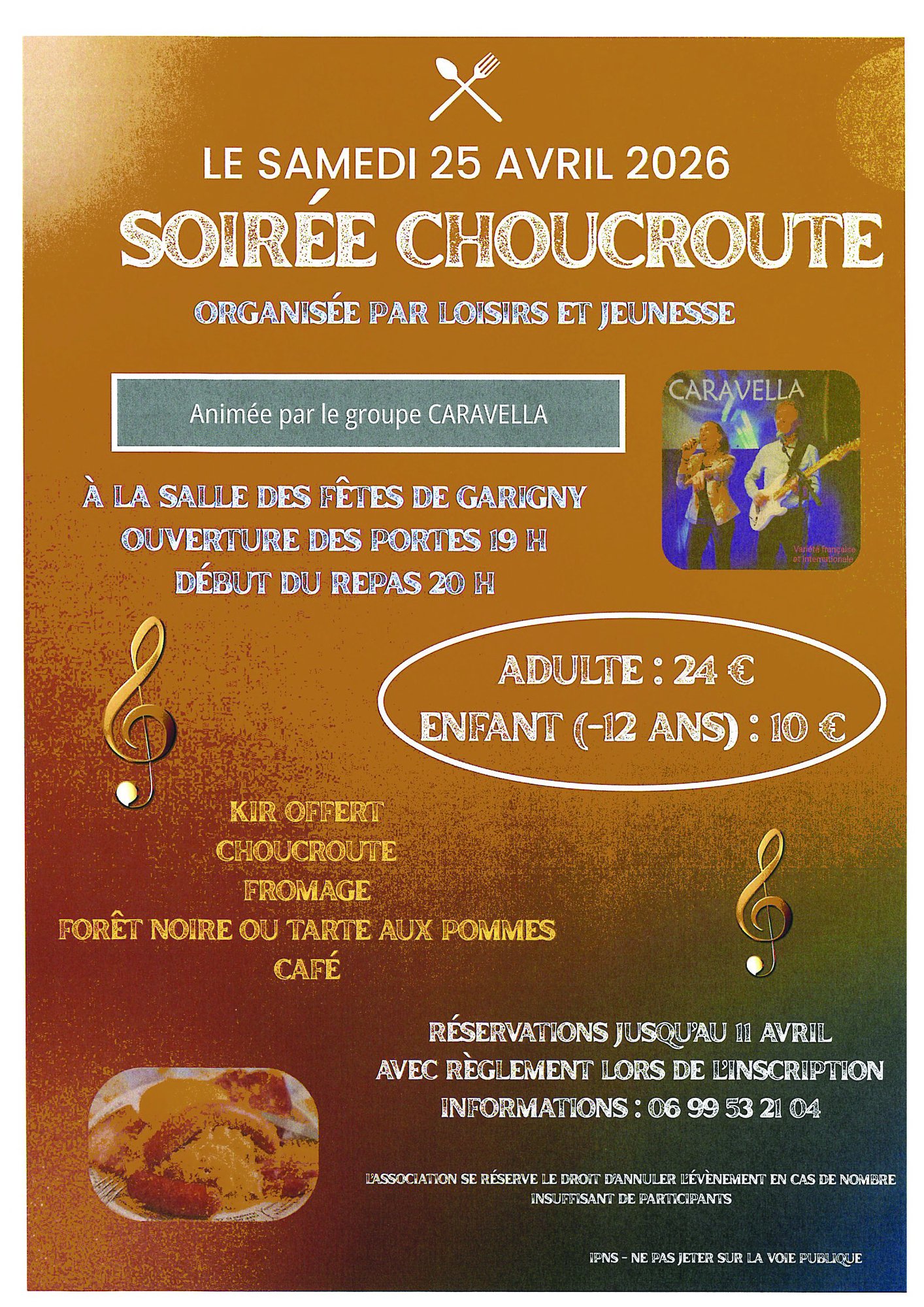 Soirée Choucroute