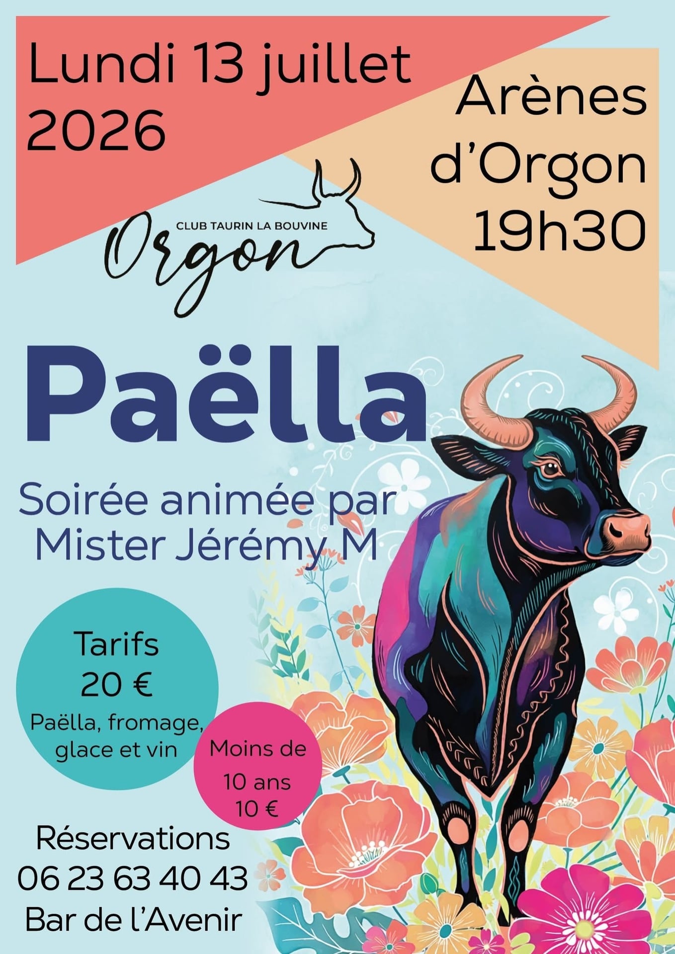 Paëlla soirée animée par Mister Jérémy M