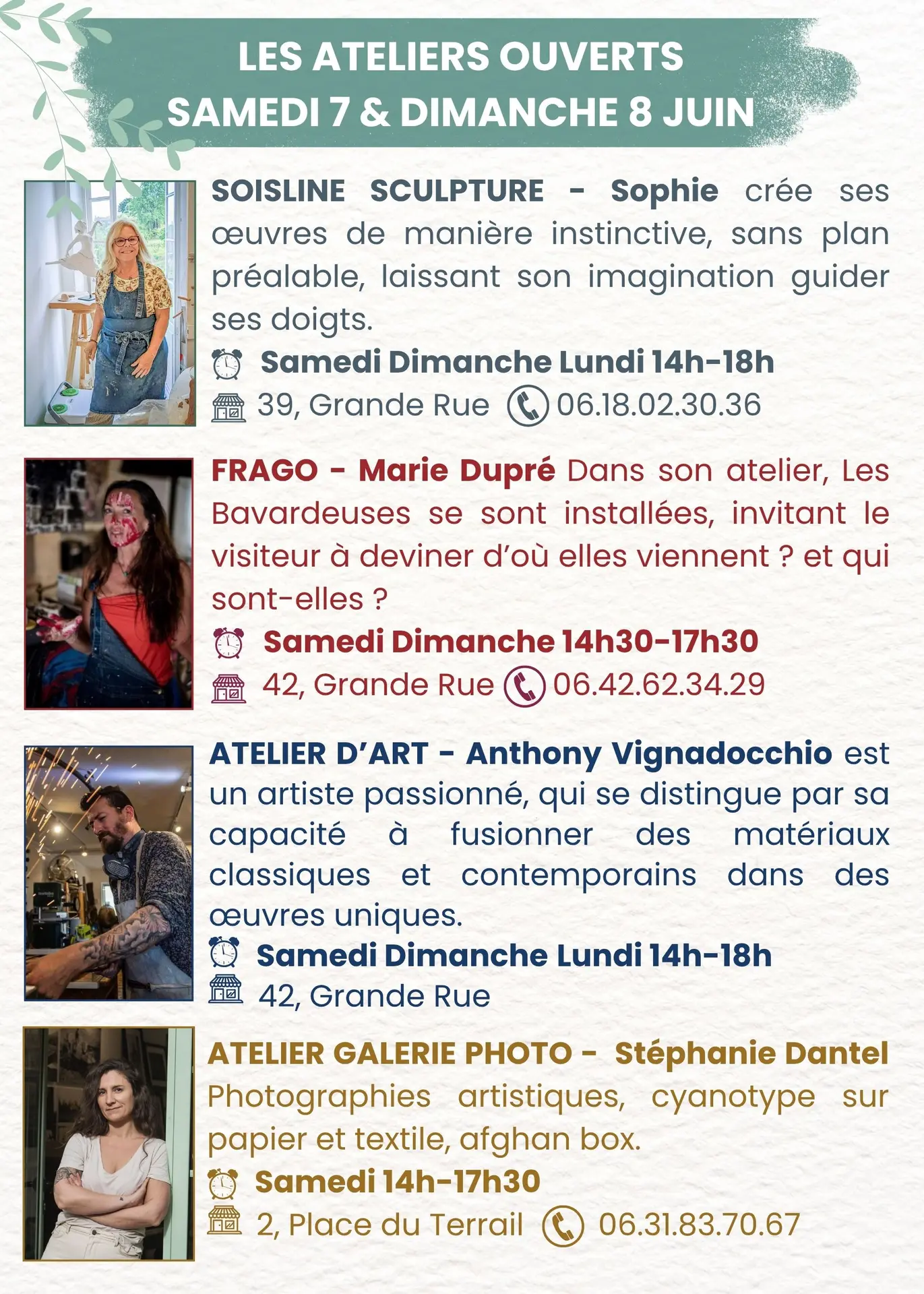 La tournée des Ateliers d'Art de Tourrettes