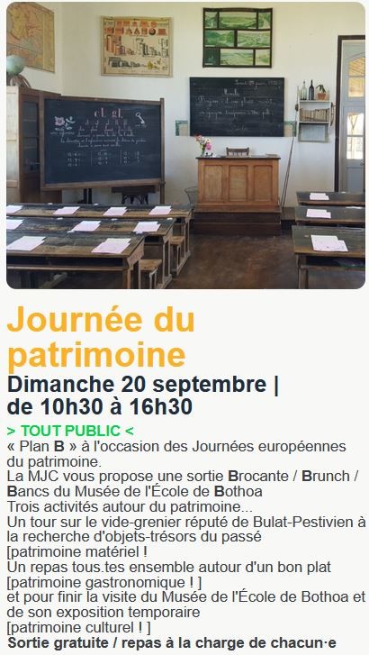Journée du patrimoine