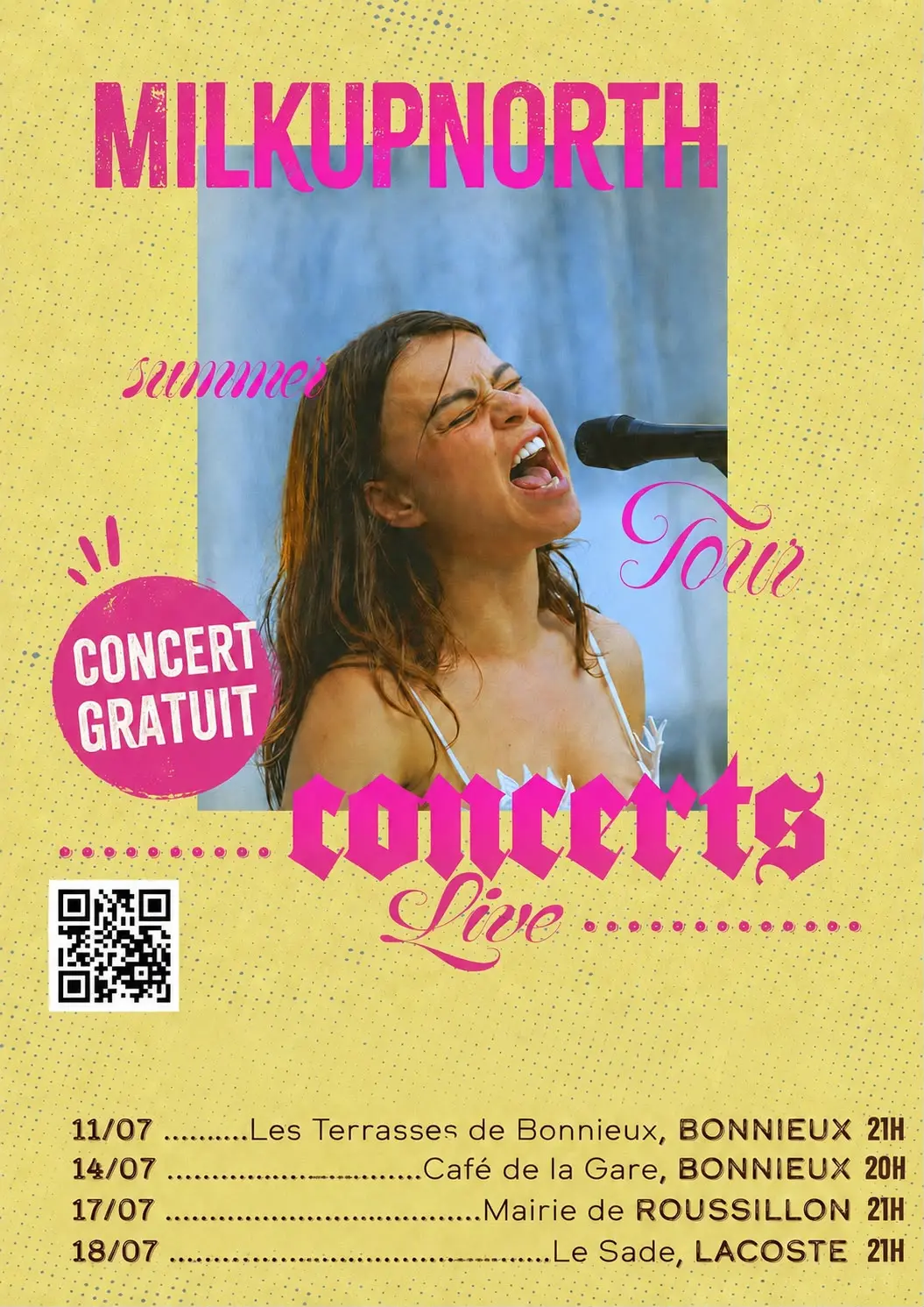 Concert du groupe MilkUpNorth