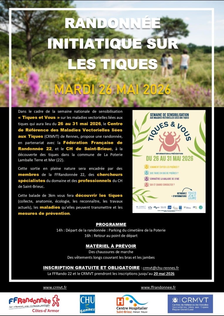 Randonnée initiatique sur les tiques