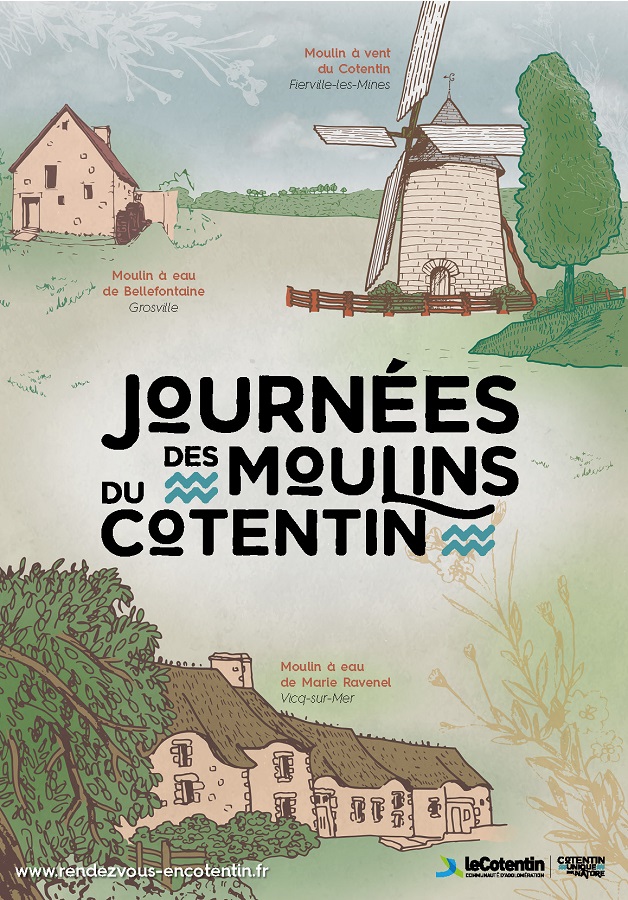Les Journées des Moulins du Cotentin : Moulin à eau de Marie Ravenel