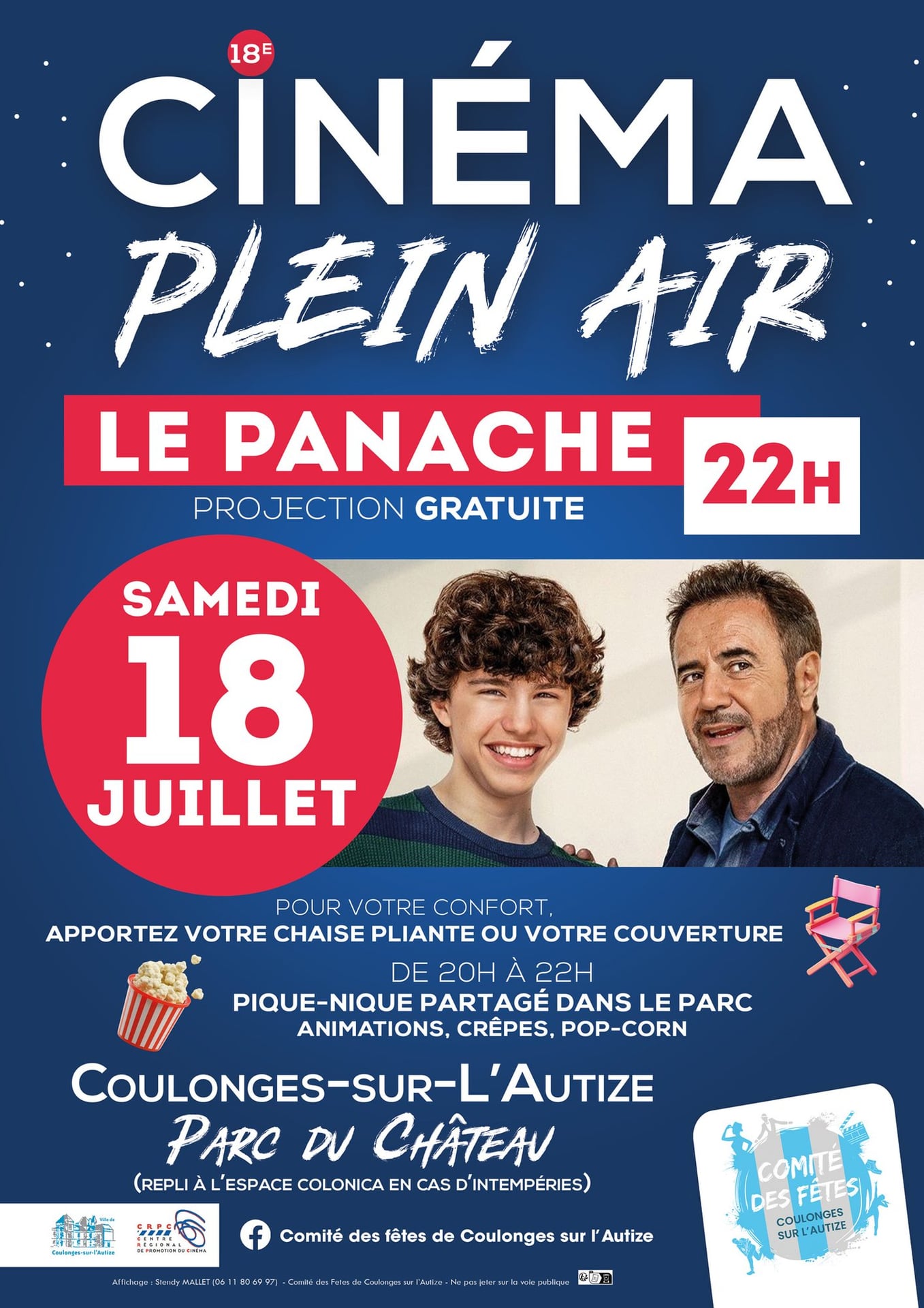 Cinéma plein air "Le panache"