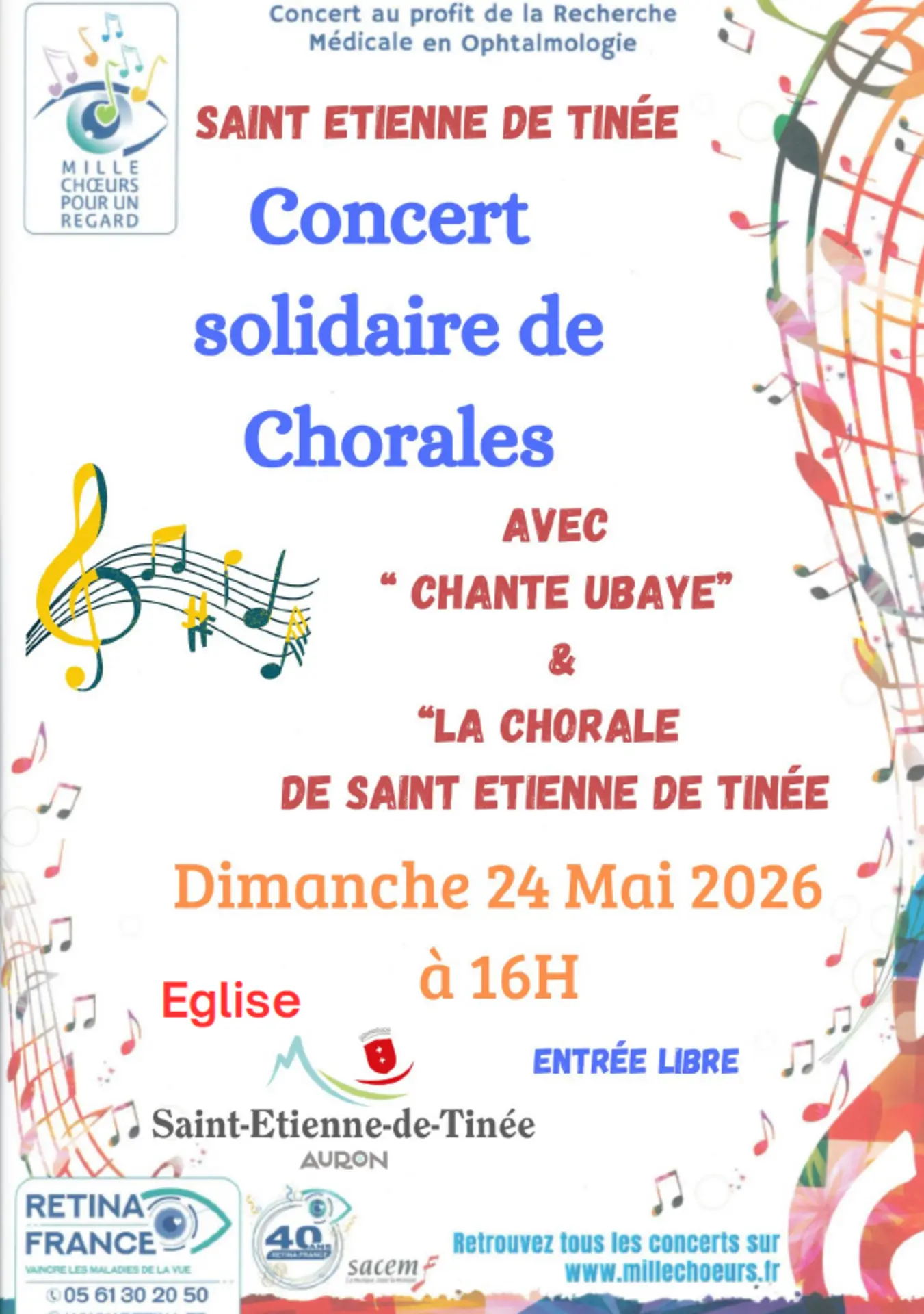 Concert solidaire de chorales