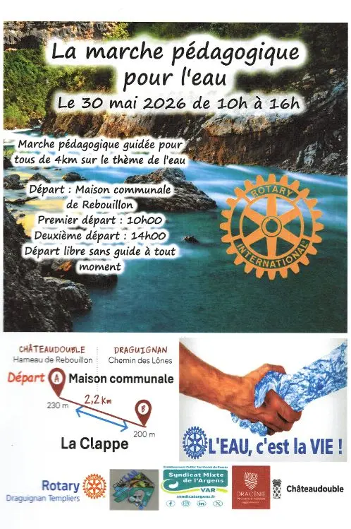 La marche pédagogique pour l'eau
