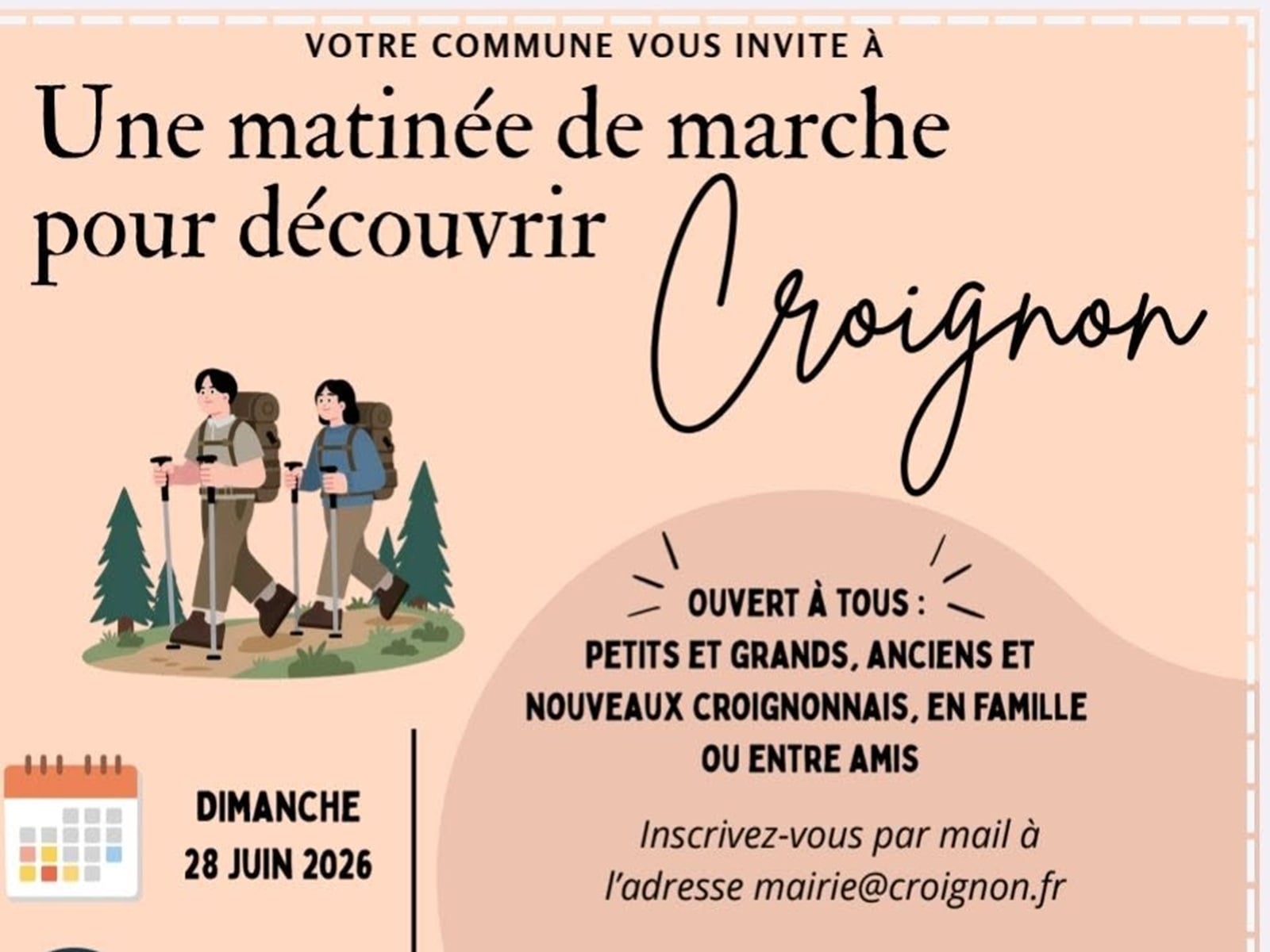 Marche pour découvrir Croignon