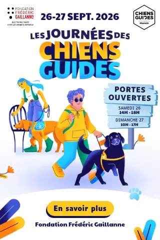 Les Journées des Chiens Guides à la Fondation Frédéric Gaillanne