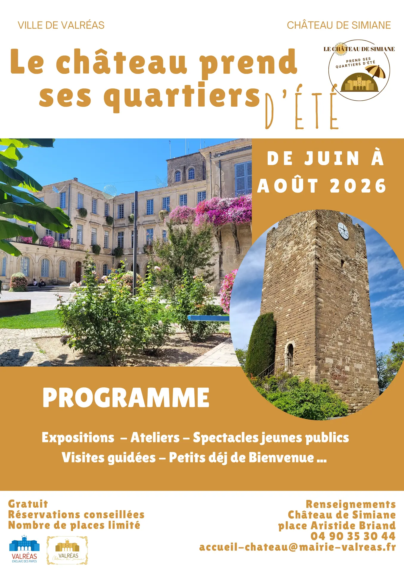 Vivez l'été au Château de Simiane !