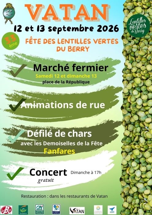 Fête de la lentille verte du Berry