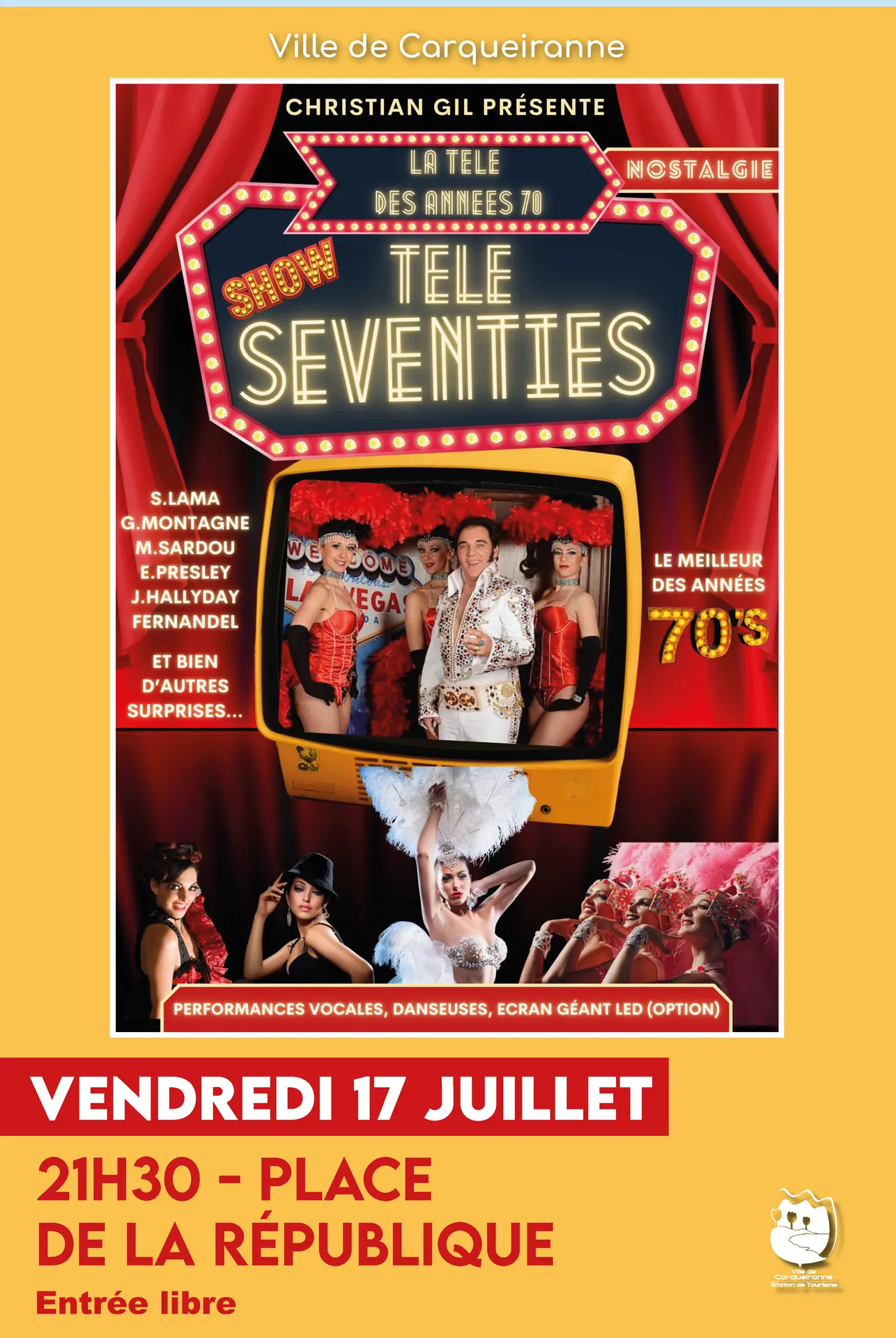 Spectacle "Télé 70's"