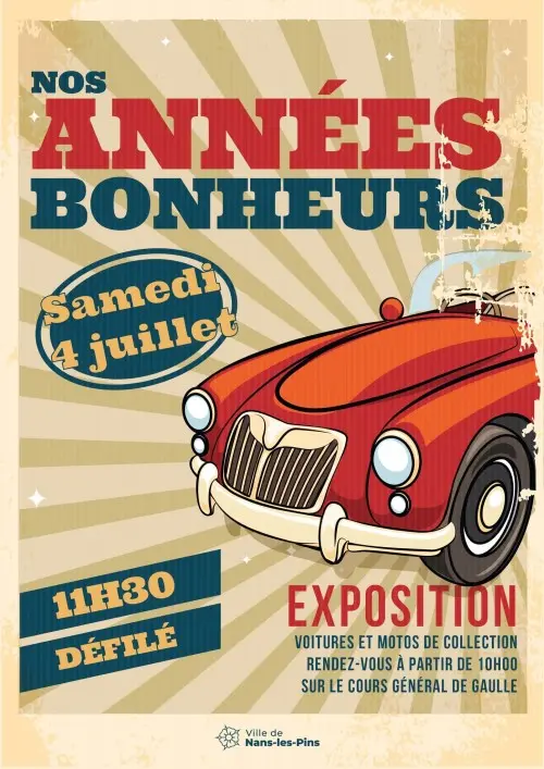 Exposition de voitures et motos de collection