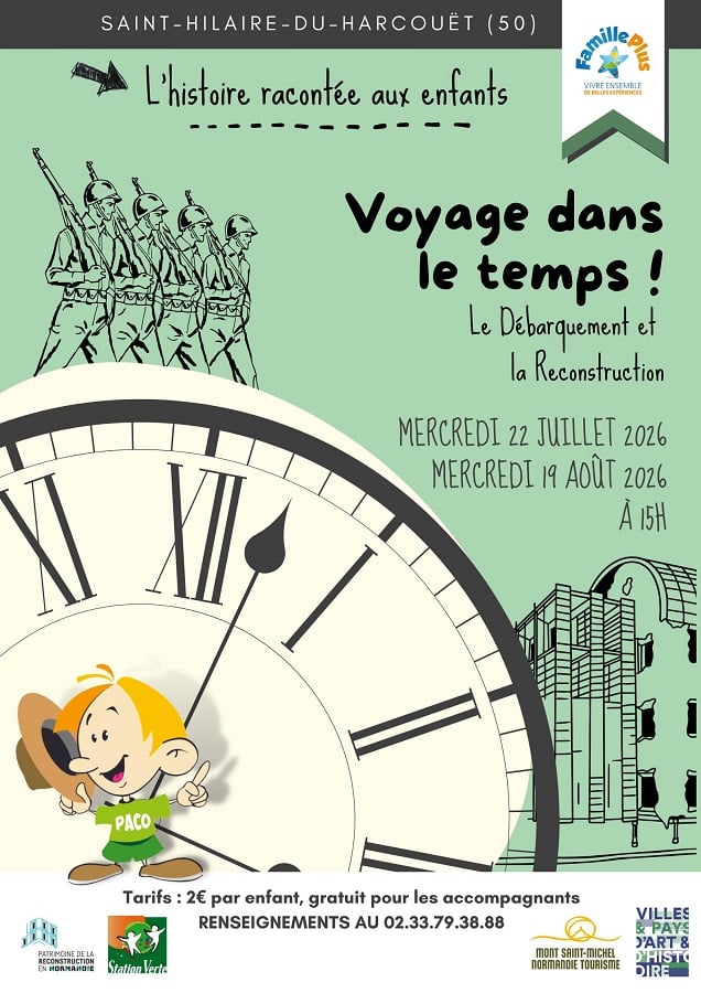 Visite guidée enfants : Remonte le temps à Saint-Hilaire-du-Harcouët