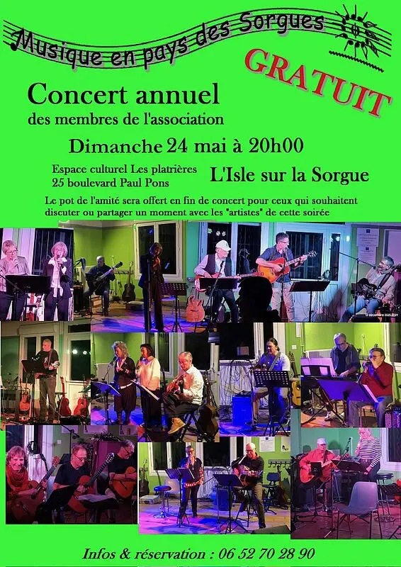 Concert de fin d'année Musique en Pays des Sorgues