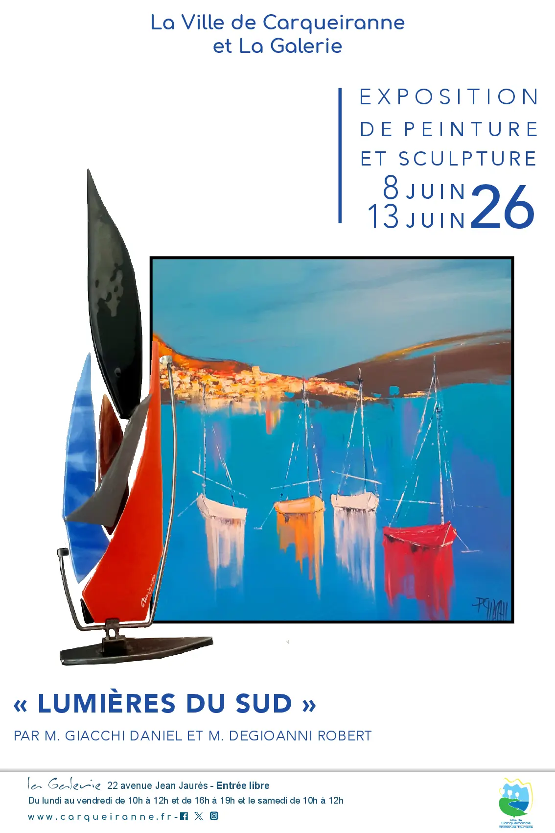 Exposition de Daniel Giacchi et Robert de Gioanni