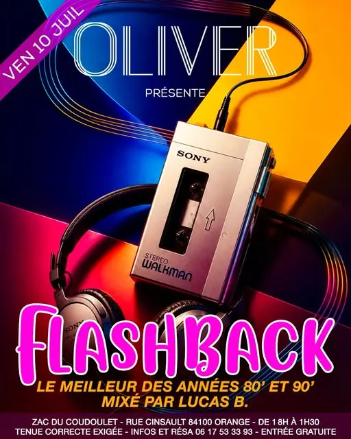 Soirée Flash Back à l'Oliver