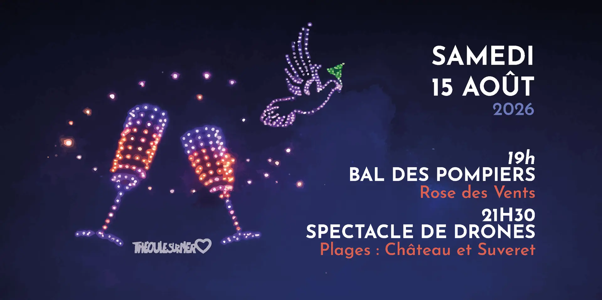 Bal des Pompiers / Spectacle de Drones