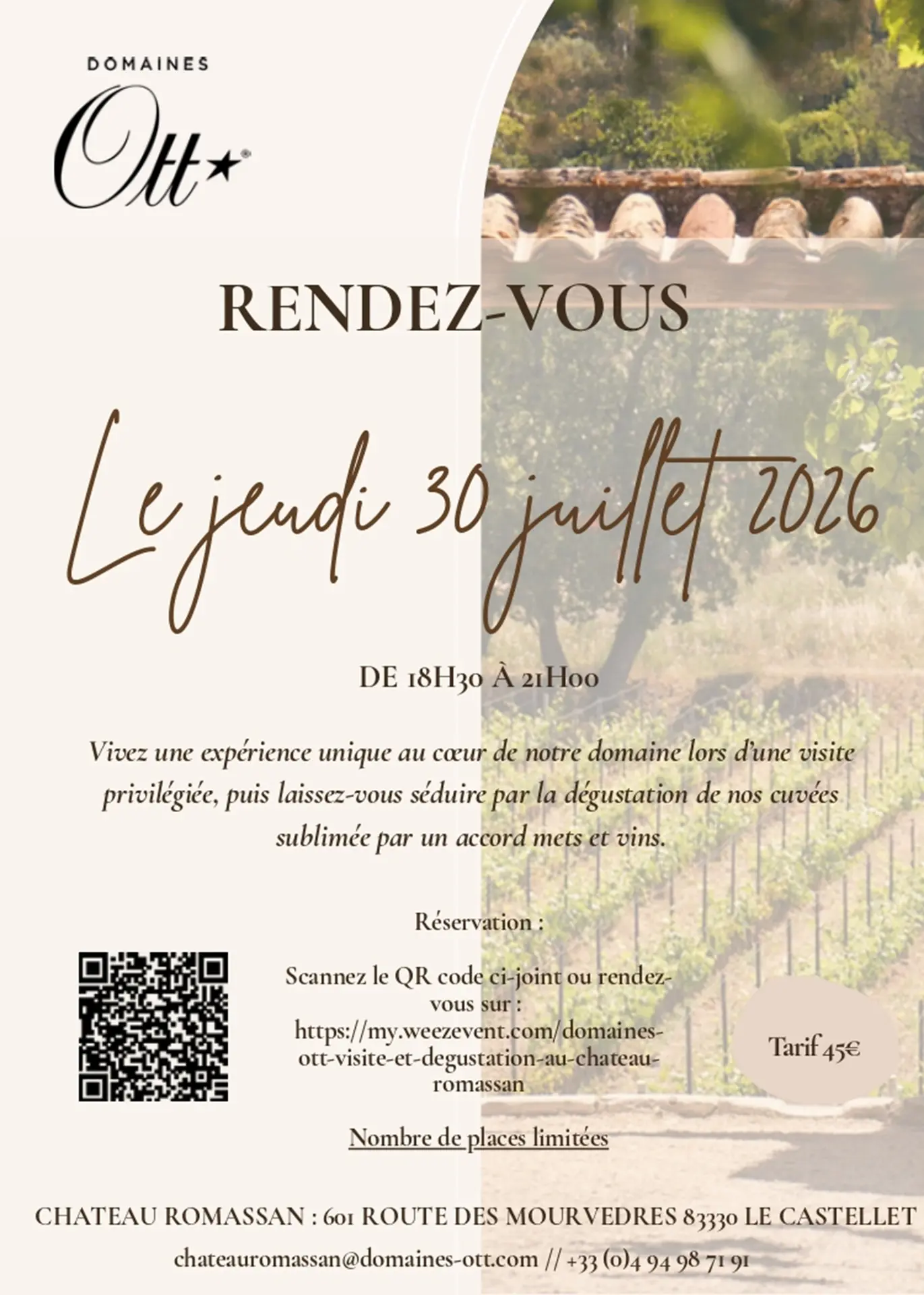 Rendez-Vous au Domaine Ott