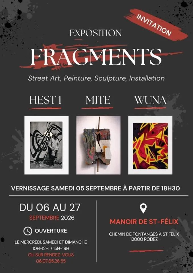 Exposition  » Fragments  » – Street Art, Peinture, Sculpture