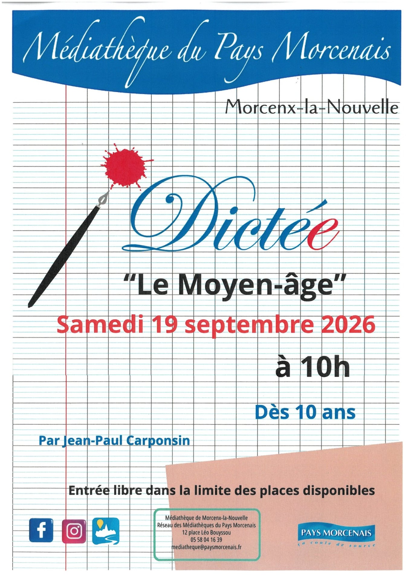 Dictée "Le Moyen Âge"