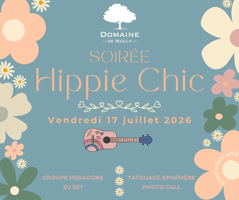 Soirée hippie chic au domaine de Nully