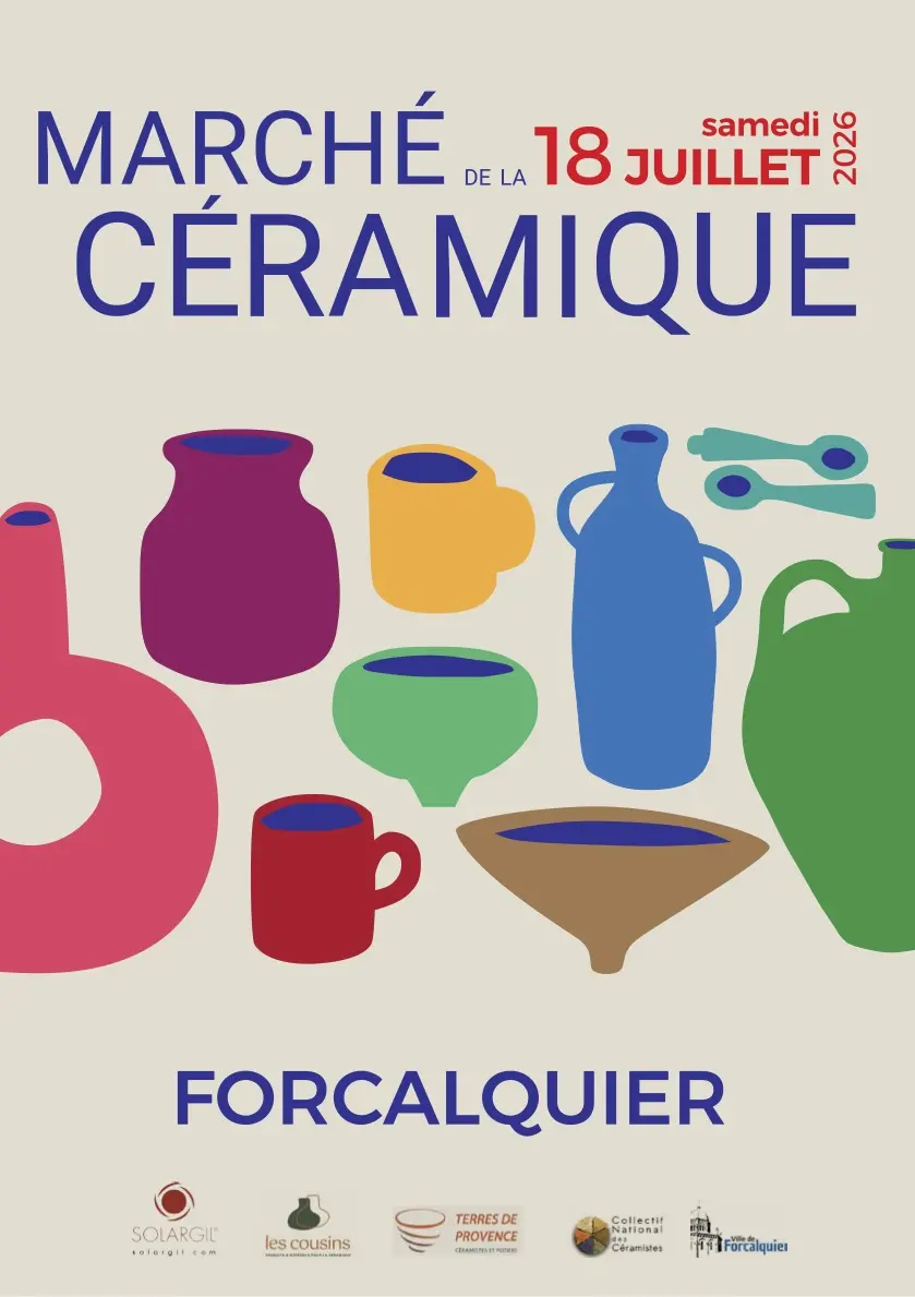 Marché de la céramique de Forcalquier