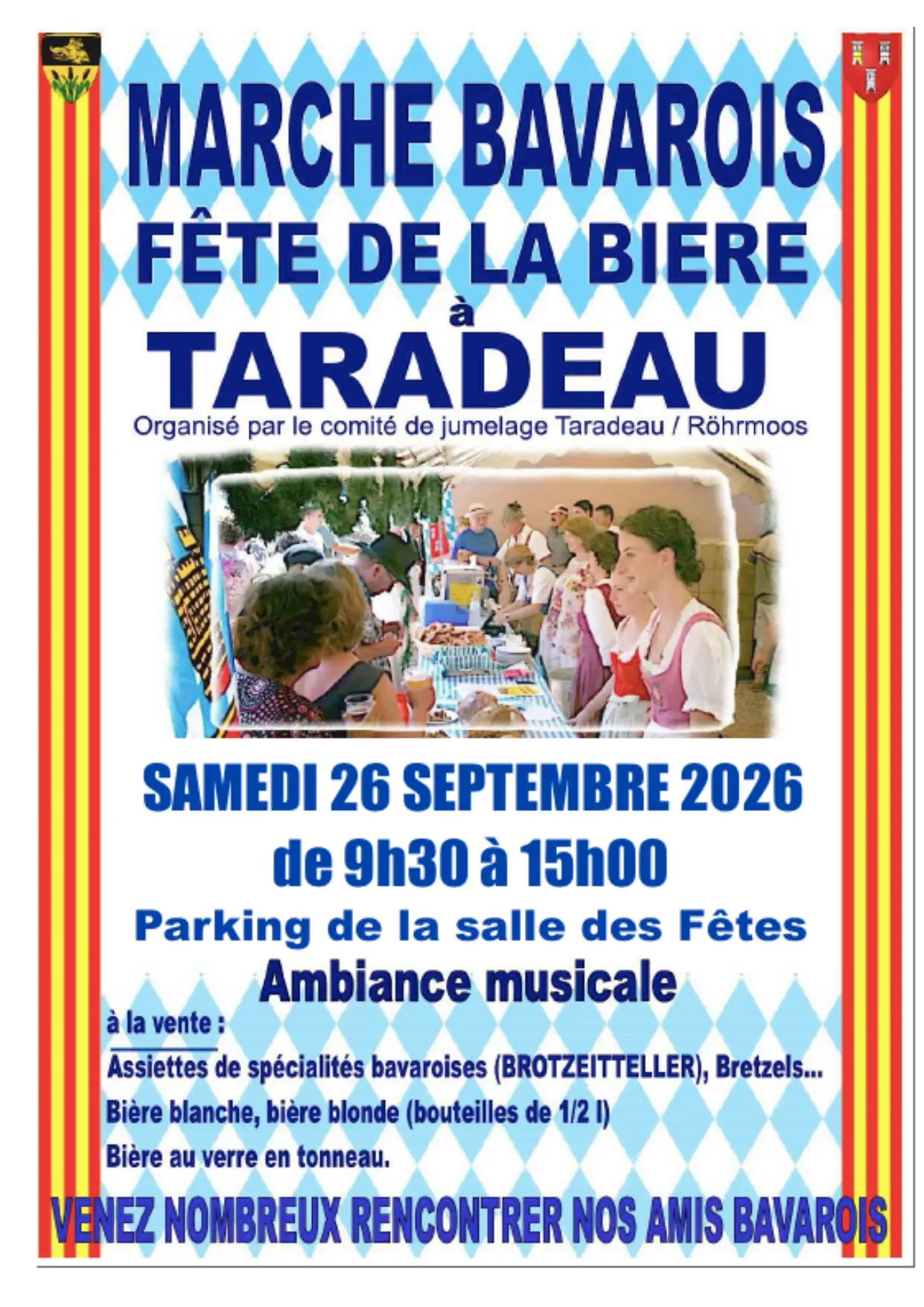 Marché bavarois et fête de la bière