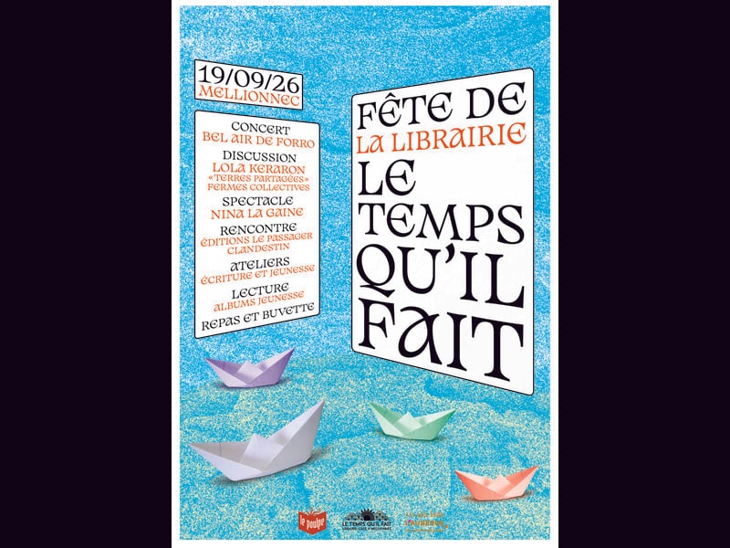 Fête de la librairie le temps qu’il fait 2026