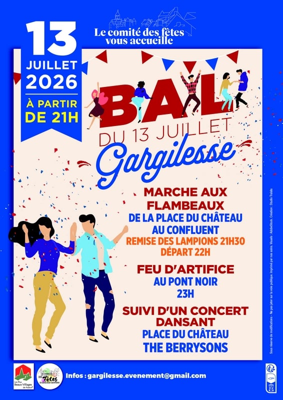 Défilé aux lampions, feu d'artifice et bal