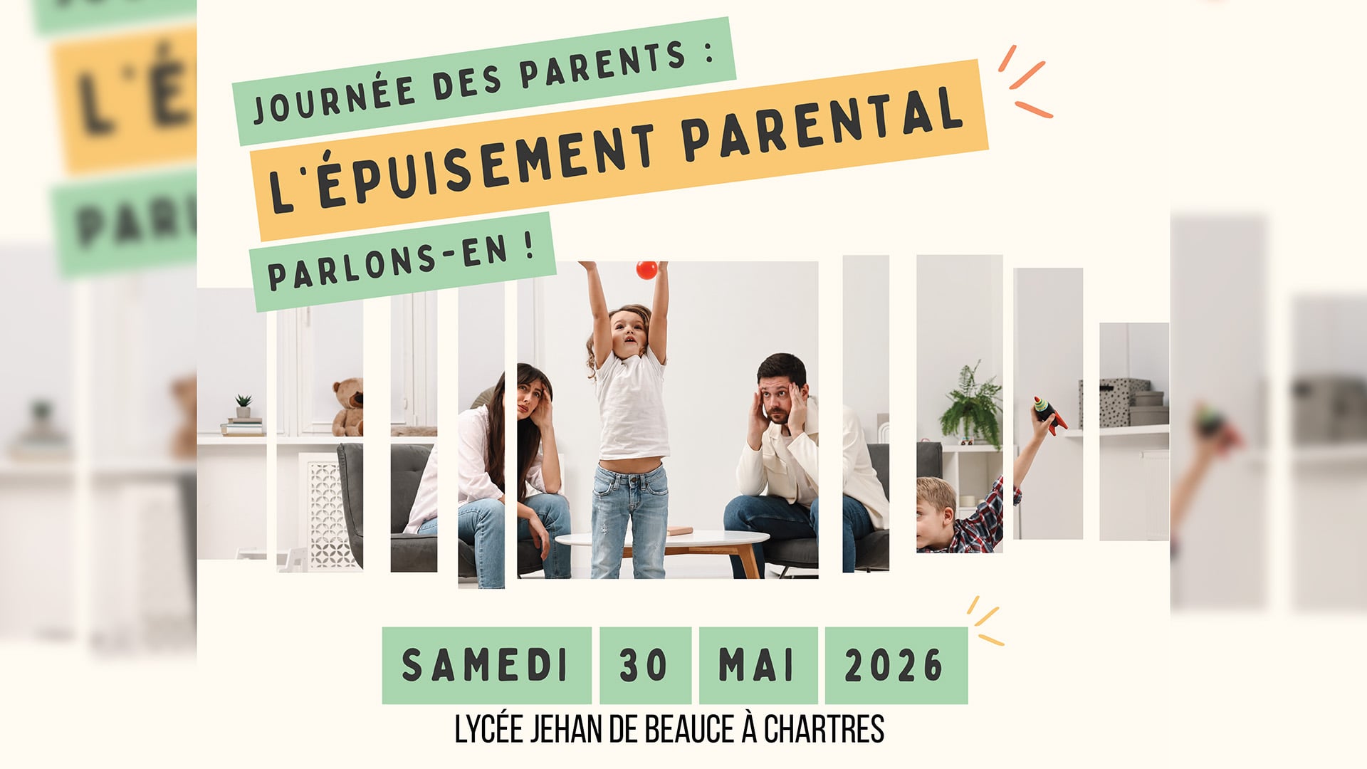 Journée des familles : l’épuisement parental : parlons-en !