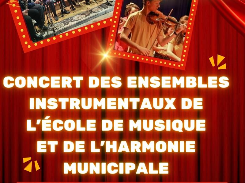 Concert - ensembles instrumentaux de l’école de musique