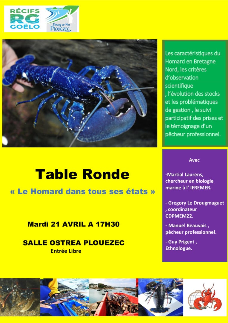 Table Ronde : le homard dans tous ses états