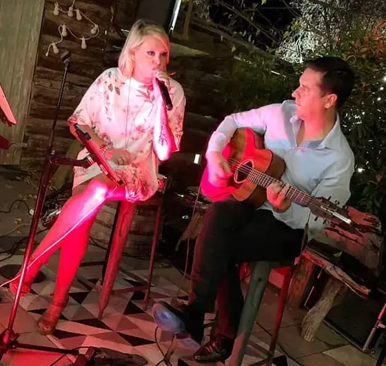 Dîner concert au Chat Blanc - Duo Equilibre (soul/jazz/pop) - Traiteur Lou Croustet