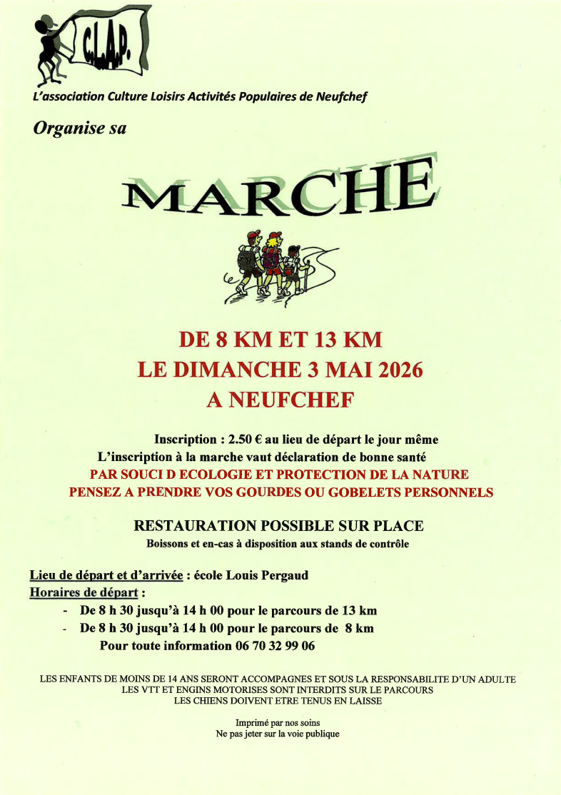 La grande marche de Neufchef