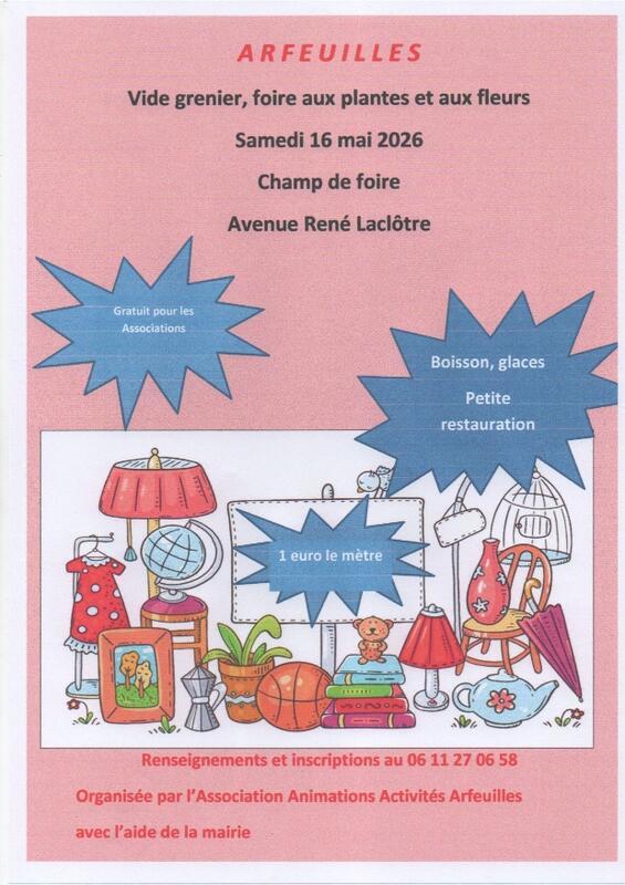 Vide grenier - foire aux plantes et aux livres