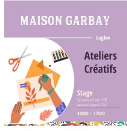 Stages - Ateliers créatifs