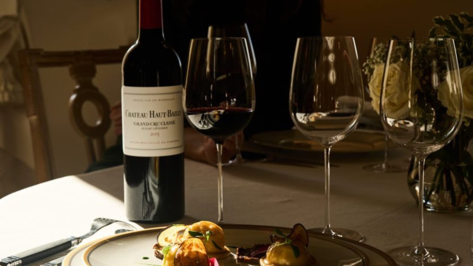 Dîner à 4 mains au Château Haut-Bailly, avec Vivien Durand (chef étoilé du Prince Noir)