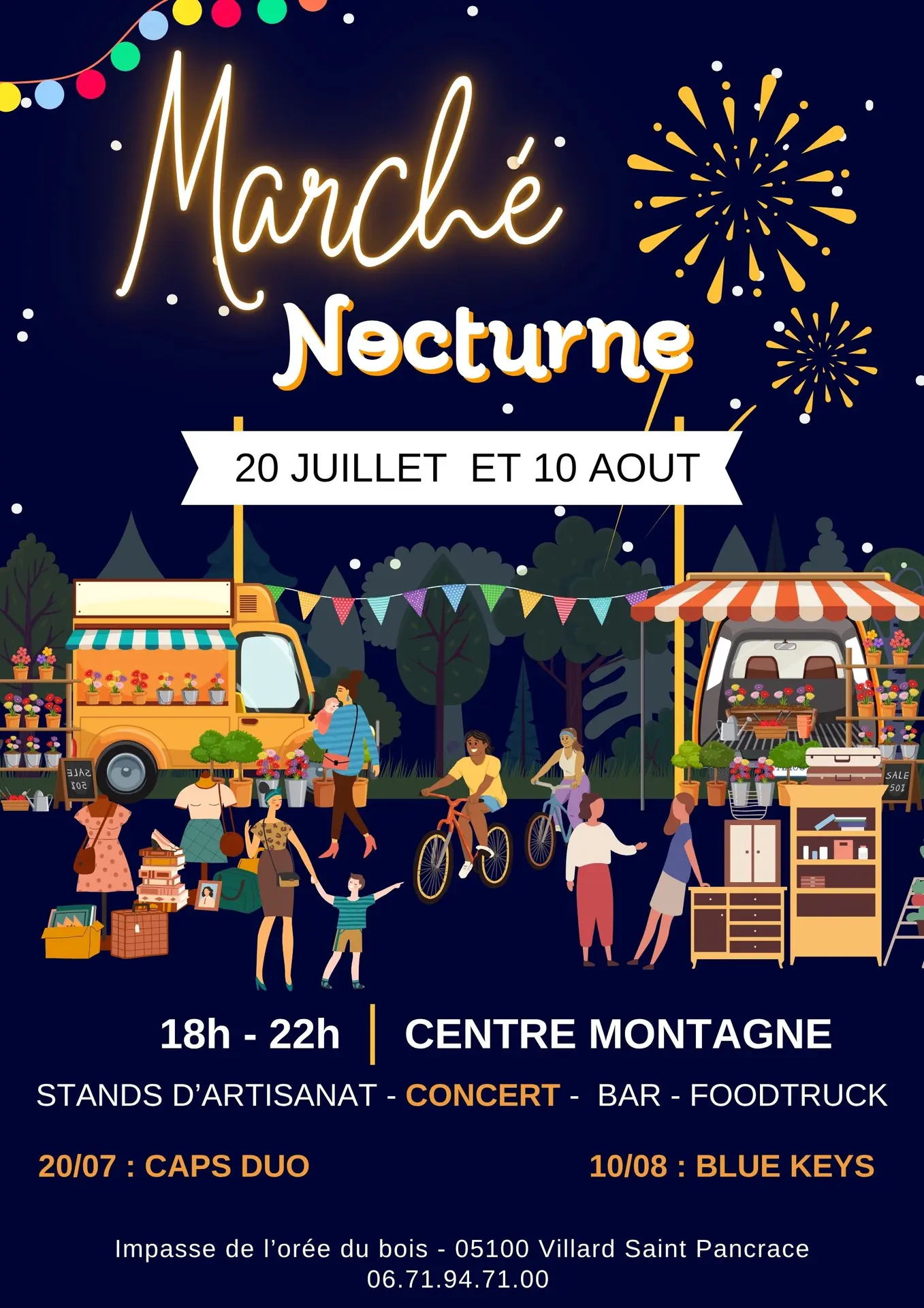 Marché nocturne de Villard-saint-Pancrace