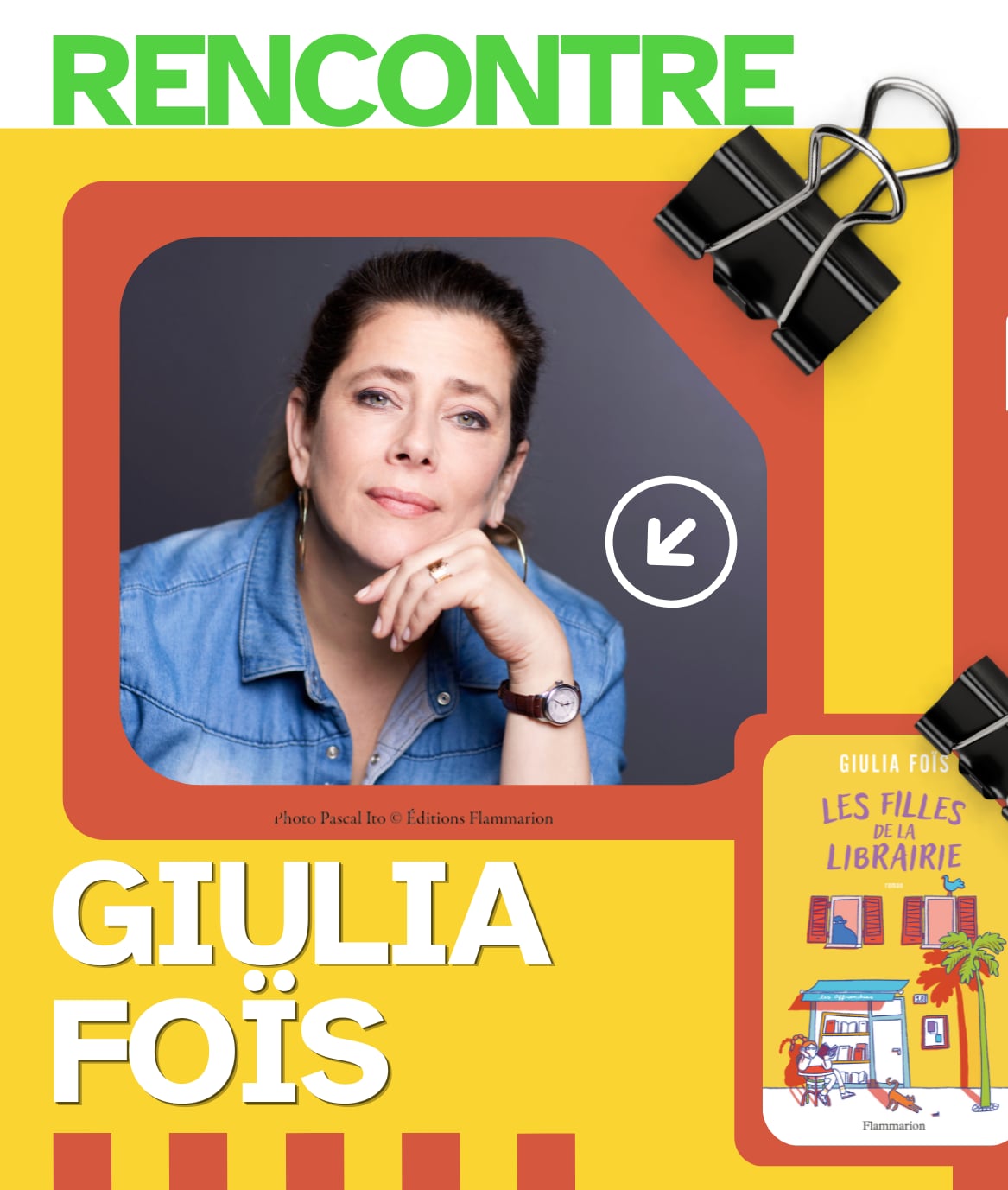 Rencontre Giulia Foïs et Les Filles de la Librairie