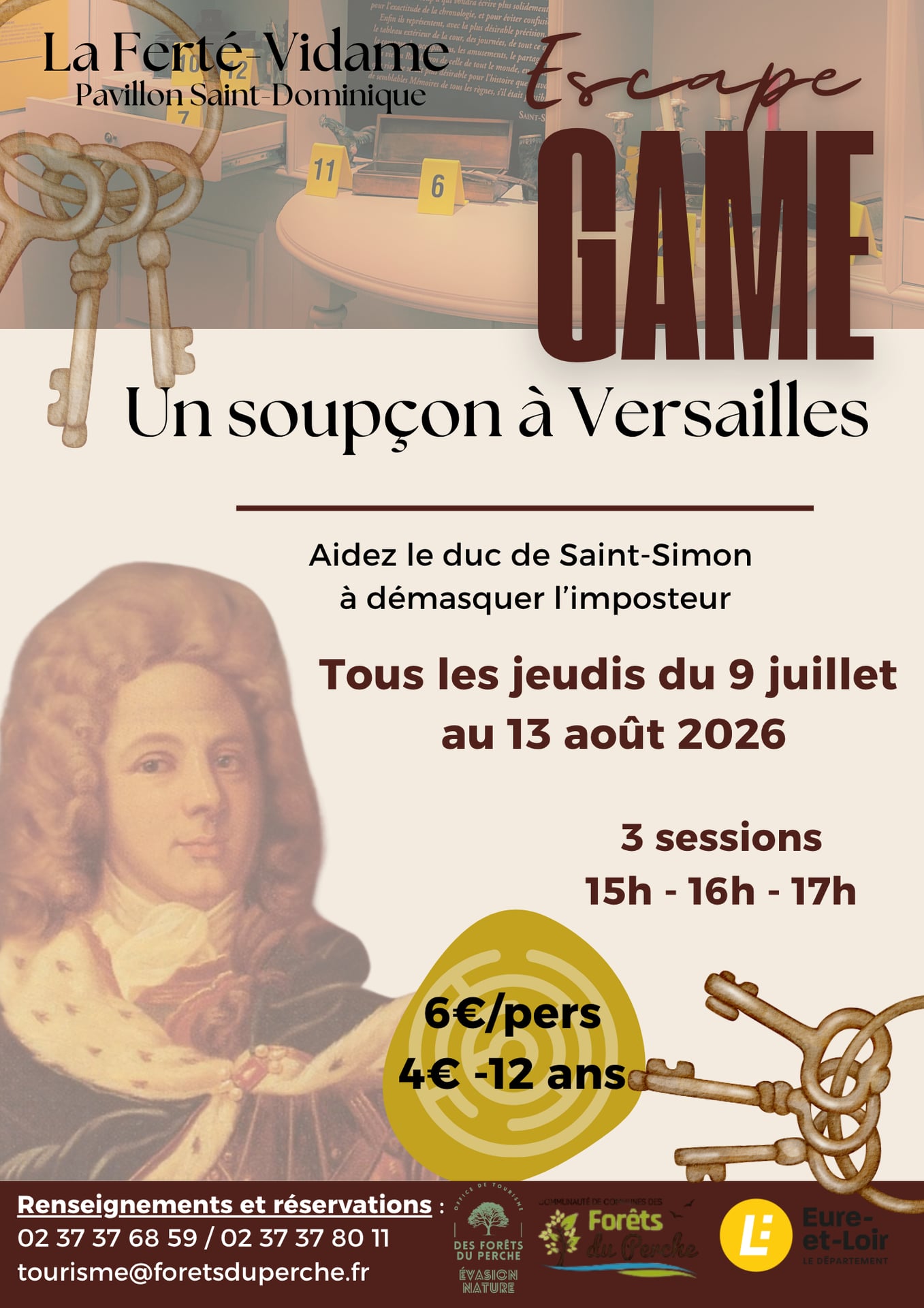 Escape Game - Un Soupçon à Versailles