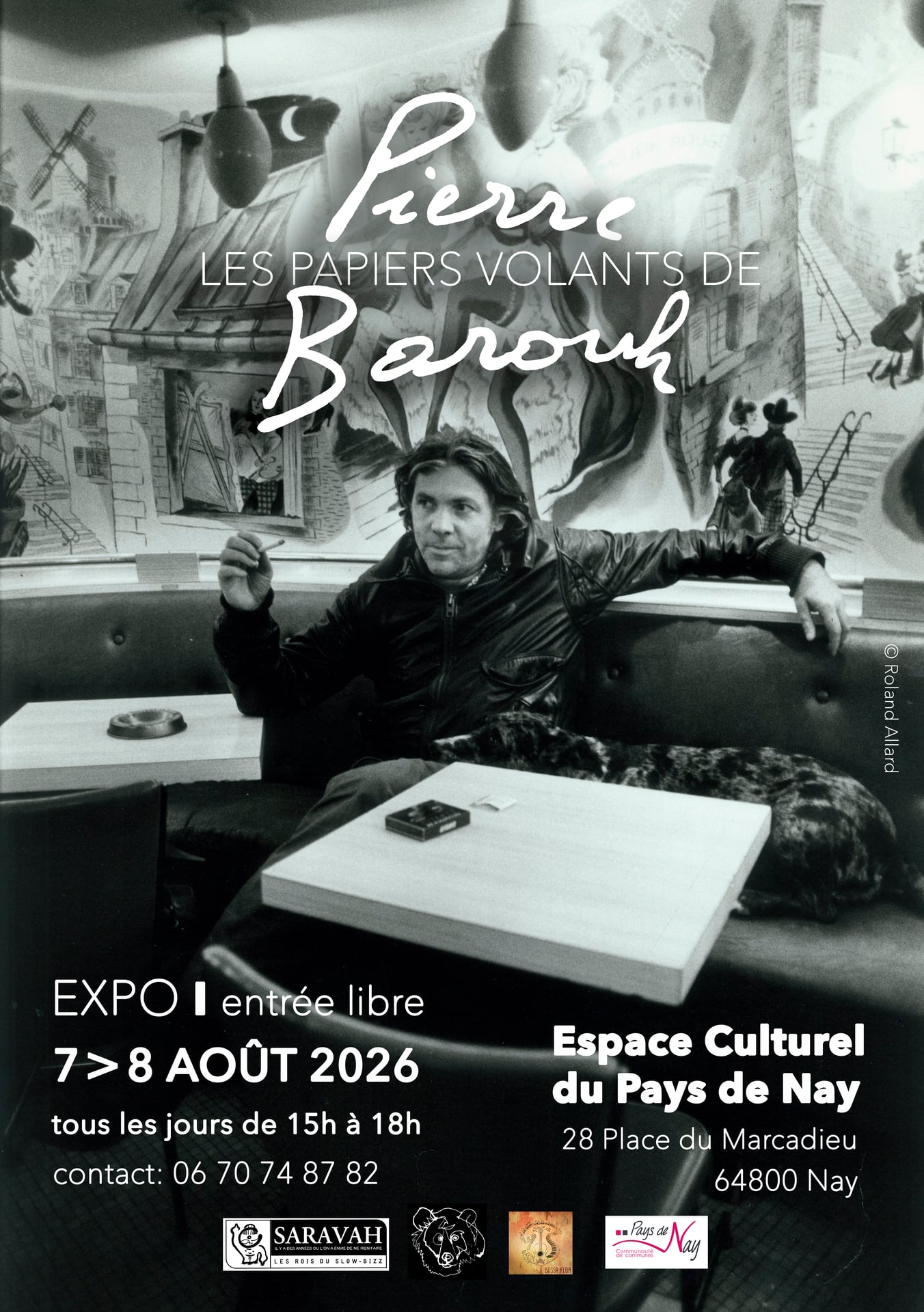 Exposition "Les papiers volants de Pierre Barouh"