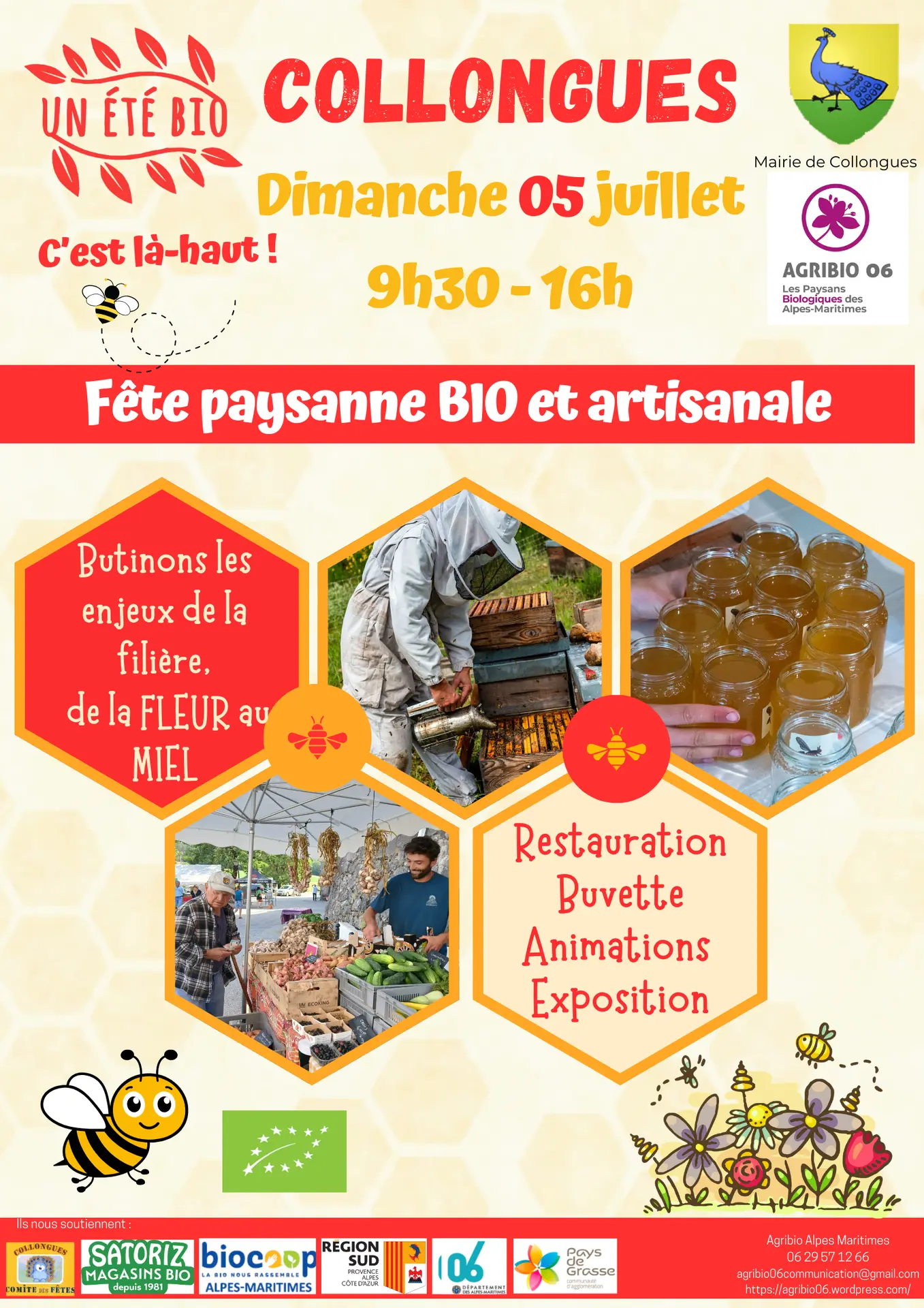 Foire Bio et artisanale "un été bio, c'est la-haut"