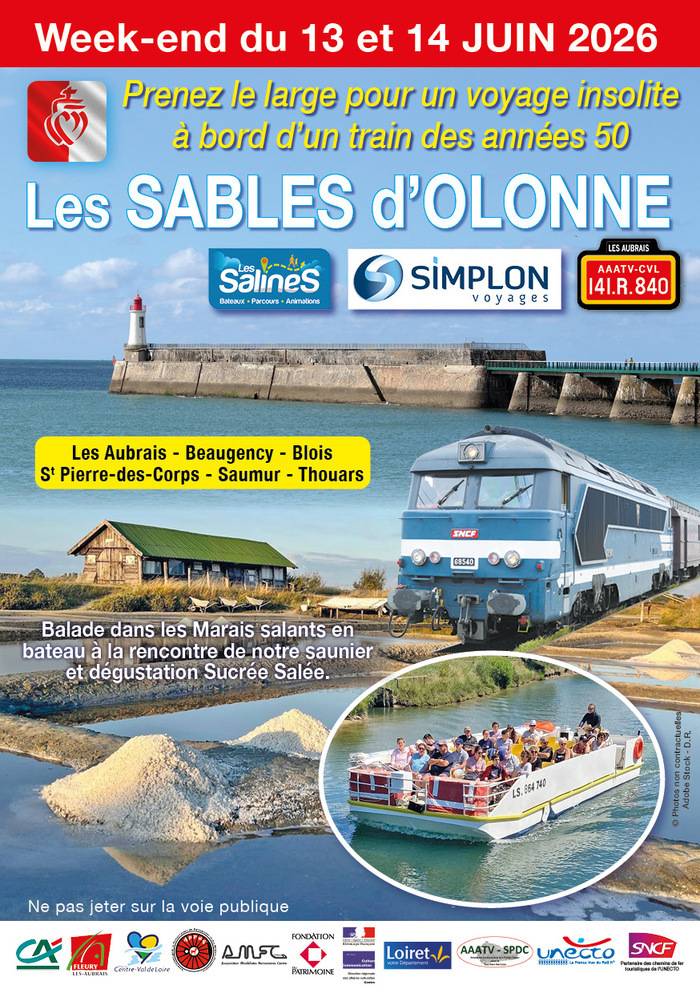 Train-croisière aux Sables d’Olonne