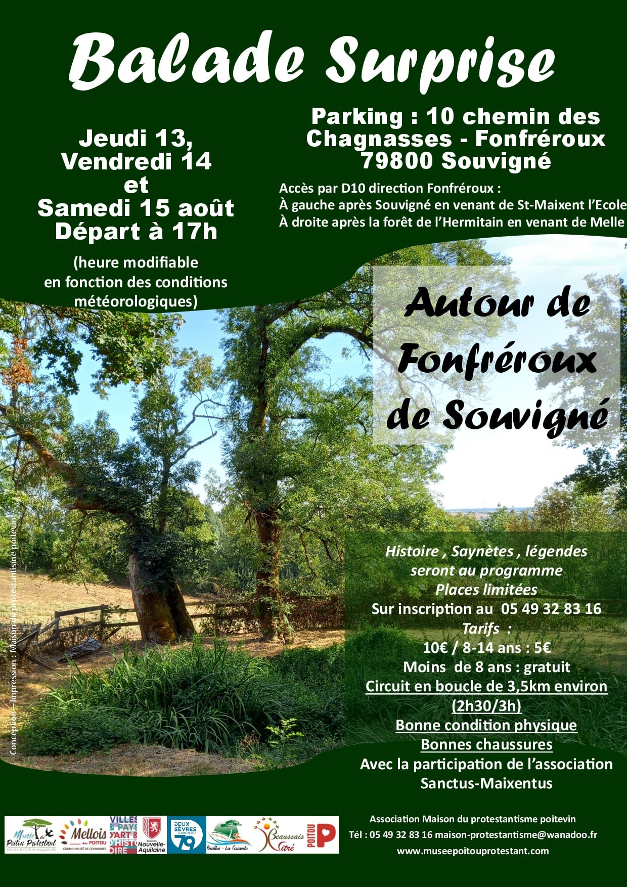 Balade surprise 3 et 4 octobre à Souvigné
