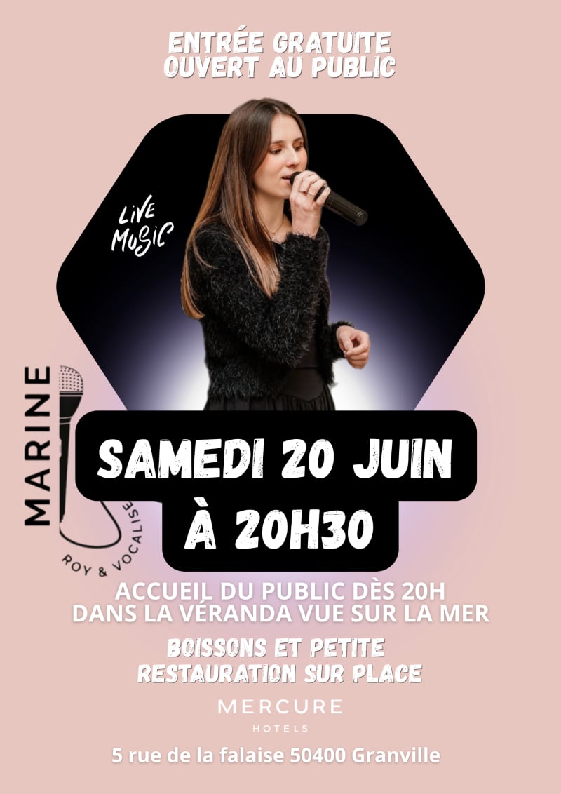 Fête de la musique : concert avec Marine ROY