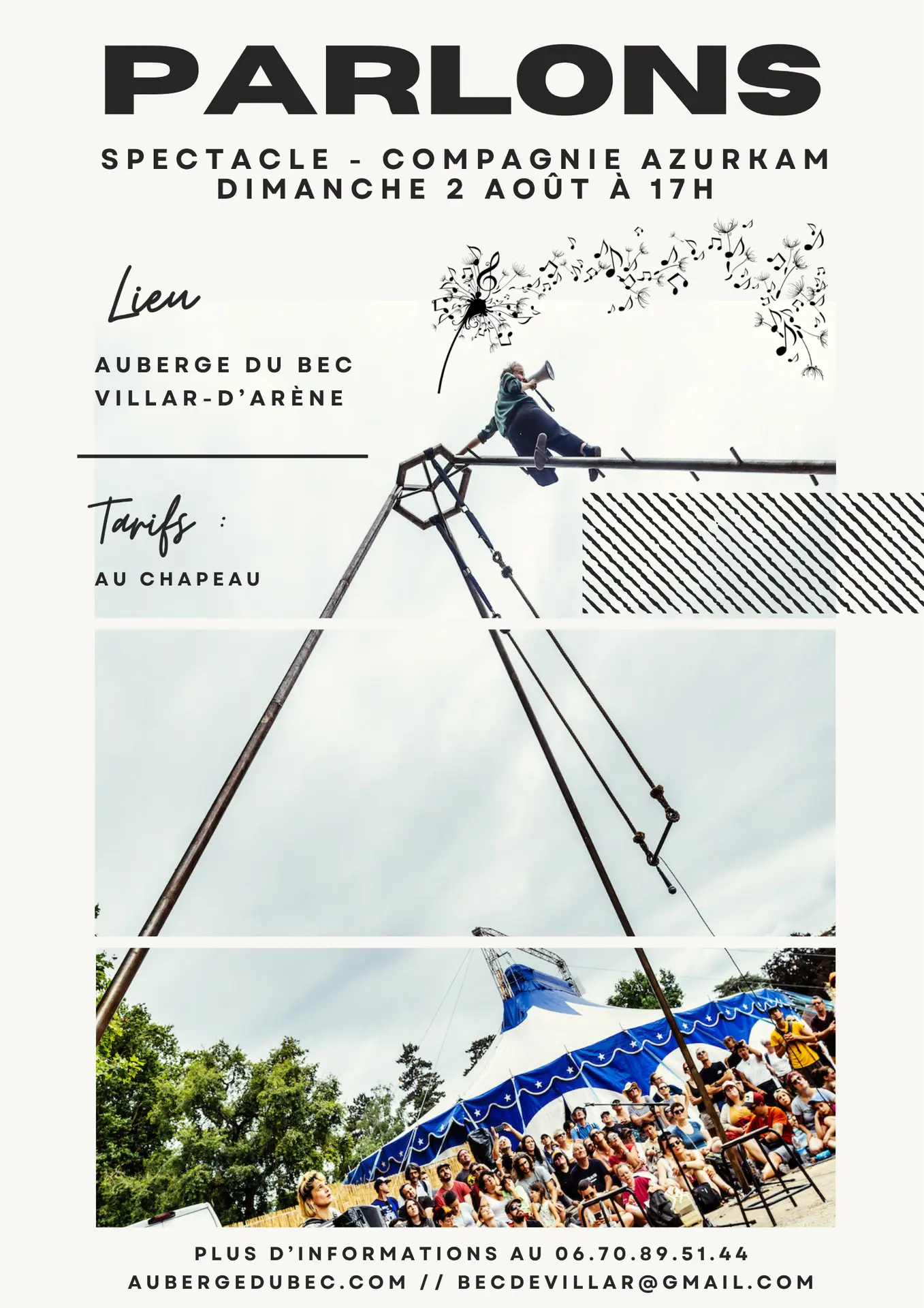 Spectacle Parlons