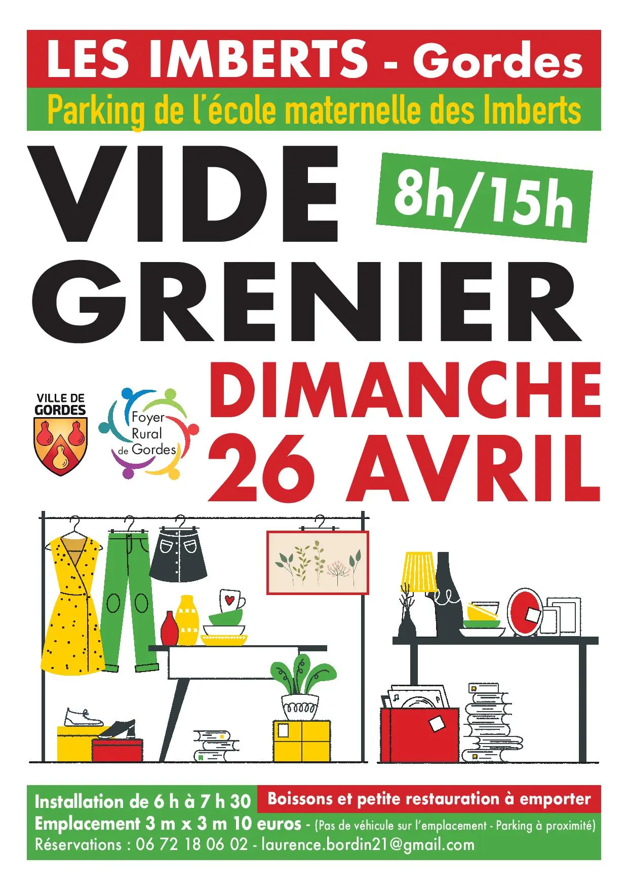 Vide grenier Les Imberts