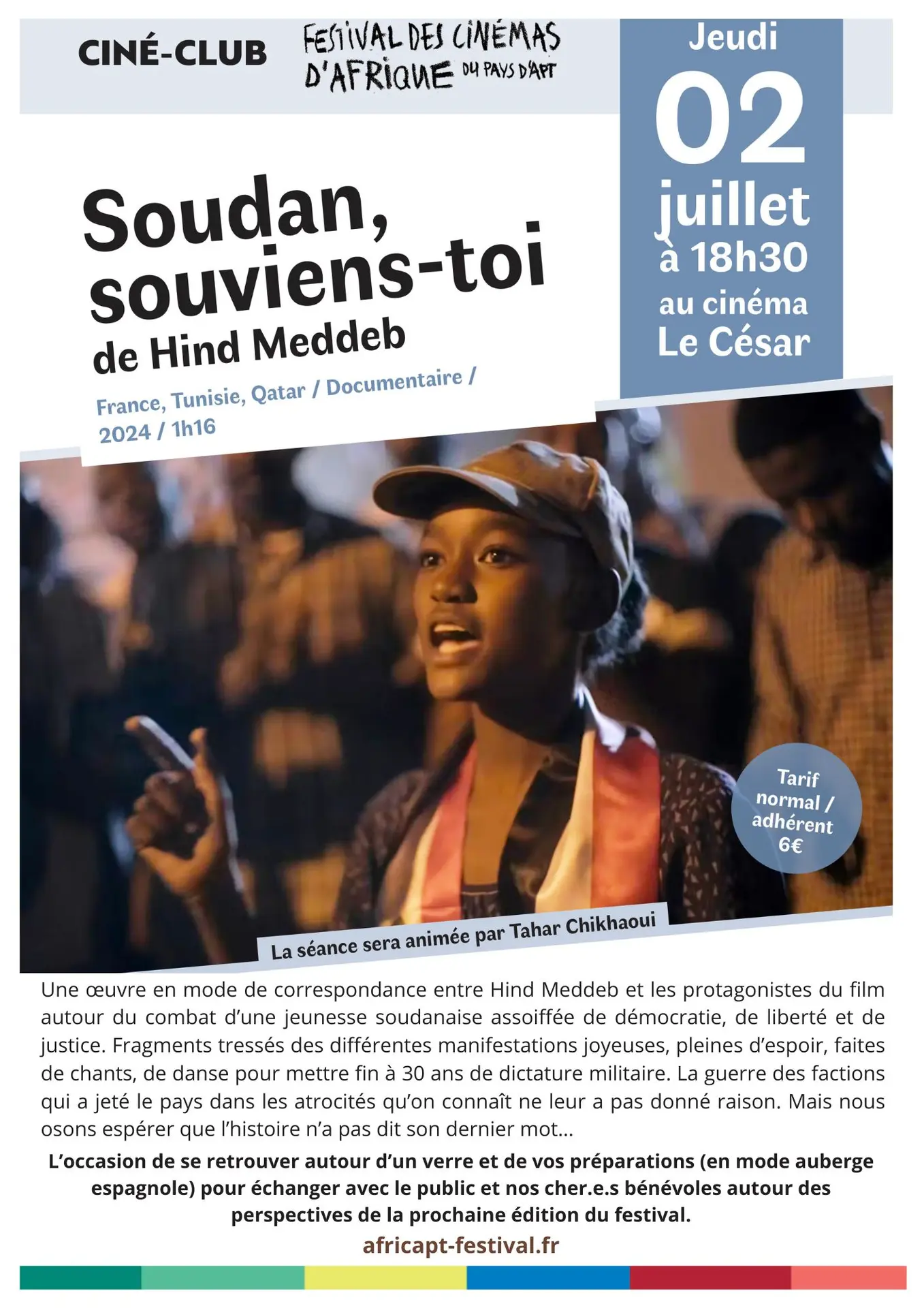 Cine-Club du Festival des Cinémas d'Afrique du Pays d'Apt