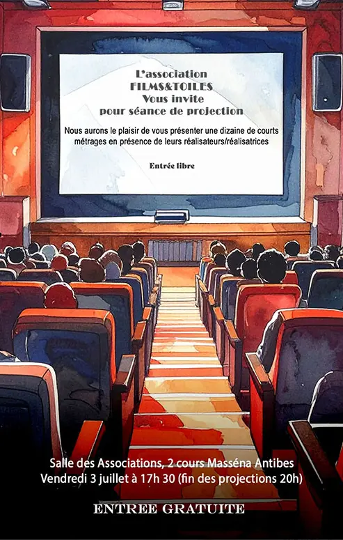 Séance de projection - Association Films&Toiles